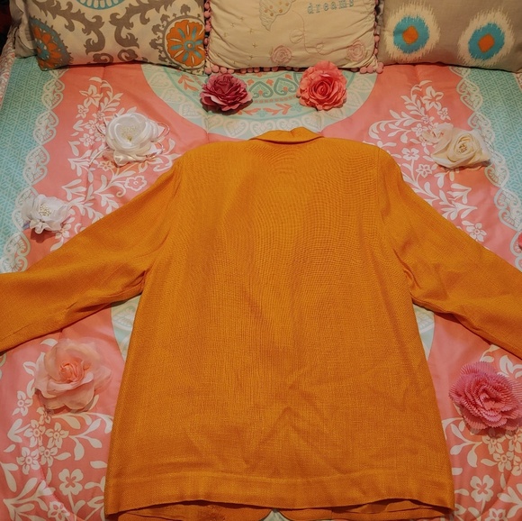 Nordstrom Petite Focus Orange Blazer - Picture 3 of 4